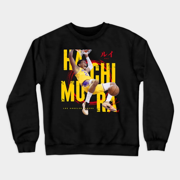 Rui Hachimura Crewneck Sweatshirt by binchudala